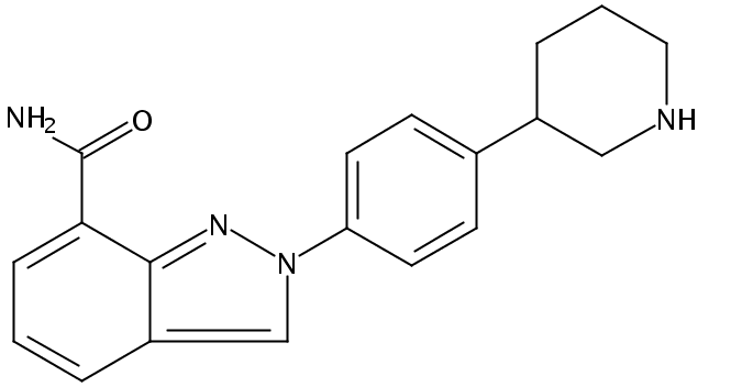 2-[4-(3-piperidinyl)phenyl]-2H-Indazole-7-carboxamide