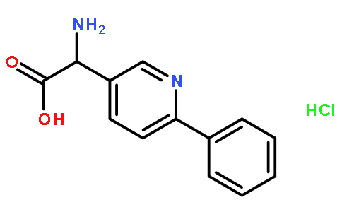 2-氨基-2-(6-苯基-3-吡啶)乙酸盐酸盐