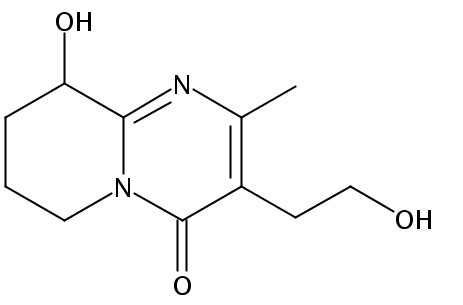 2-甲基-3-(2-羟基)乙基-9-羟基-6,7,8,9-四氢-4H-吡啶并[1,2-a]嘧啶-4-酮