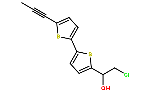 2-Chloro-1-(5'-(prop-1-ynyl)-2,2'-bithiophen-5-yl)ethanol