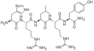 (HIS32,LEU34)-NEUROPEPTIDE Y (32-36)