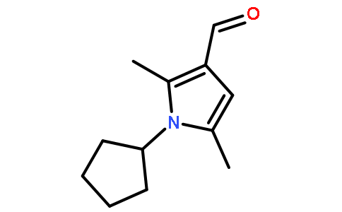 1-环戊基-2,5-二甲基-1H-吡咯-3-甲醛