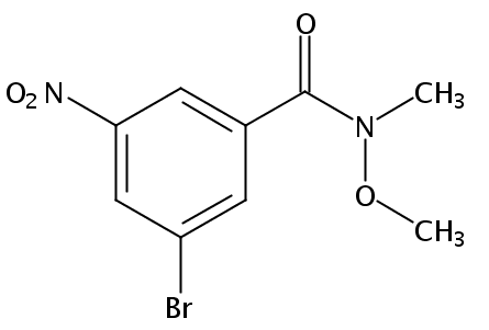 3-Bromo-N-methoxy-N-methyl-5-nitrobenzamide