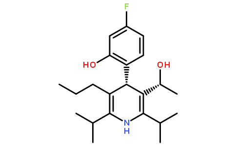 (alphaR,4S)-4-(4-氟-2-羟基苯基)-alpha-甲基-2,6-双(1-甲基乙基)-5-丙基-3-吡啶甲醇
