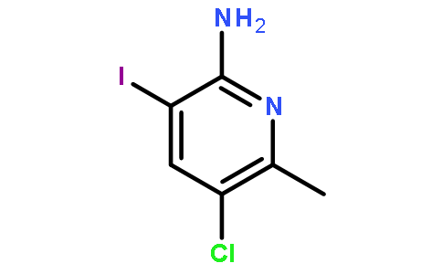 2-氨基-3-碘-5-氯-6-甲基吡啶