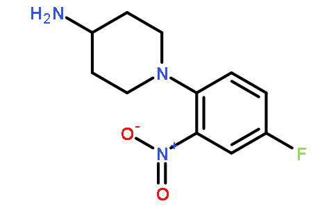 1-(4-氟-2-硝基苯基)哌啶-4-胺