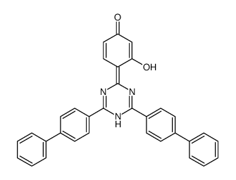4-[4,6-bis(4-phenylphenyl)-1H-1,3,5-triazin-2-ylidene]-3-hydroxycyclohexa-2,5-dien-1-one