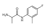 2-amino-N-(4-fluoro-2-methylphenyl)propanamide