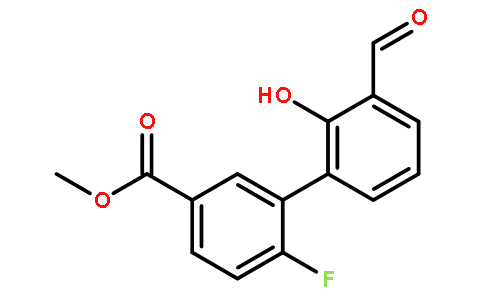 甲基6-氟-3-甲酰基-2-羟基-[1,1-联苯]-3-羧酸