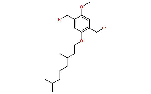 2,5-双(溴甲基)-1-甲氧基-4-(3,7-二甲基辛氧基)苯