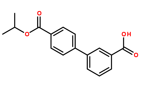 3-(4-propan-2-yloxycarbonylphenyl)benzoic acid