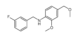 N-(3-Fluorobenzyl)-2-methoxy-4-(methoxymethyl)aniline