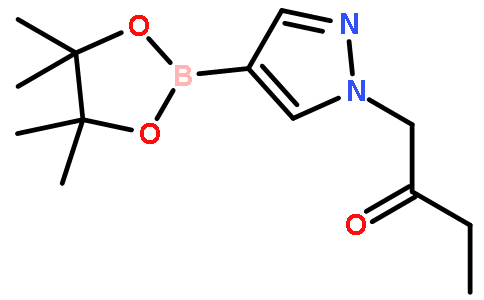 1-[4-(4,4,5,5-四甲基-1,3,2-二噁硼烷-2-基)-1H-吡唑-1-基]-2-丁酮