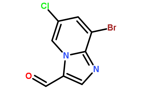 8-溴-6-氯咪唑并[1,2-a]吡啶-3-甲醛