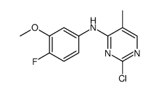 4-Pyrimidinamine, 2-chloro-N-(4-fluoro-3-methoxyphenyl)-5-methyl