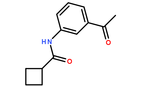 N-(3-Acetylphenyl)cyclobutanecarboxamide