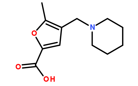5-甲基-4-哌啶-1-甲基呋喃-2-羧酸