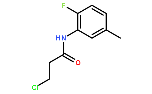 3-氯-n-(2-氟-5-甲基苯基)丙酰胺