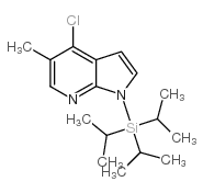 4-氯-5-甲基-1-(三异丙基甲硅烷)-1H-吡咯并[2,3-b]吡啶