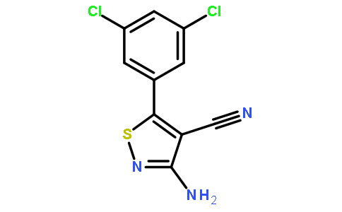 3-Amino-5-(3,5-dichlorophenyl)-1,2-thiazole-4-carbonitrile