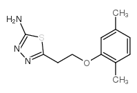 5-[2-(2,5-dimethylphenoxy)ethyl]-1,3,4-thiadiazol-2-amine