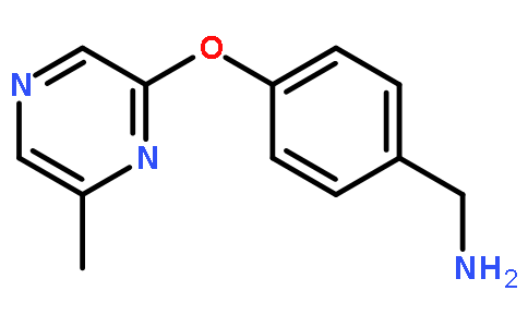 4-[(6-甲基吡嗪-2-基)氧基]苄胺