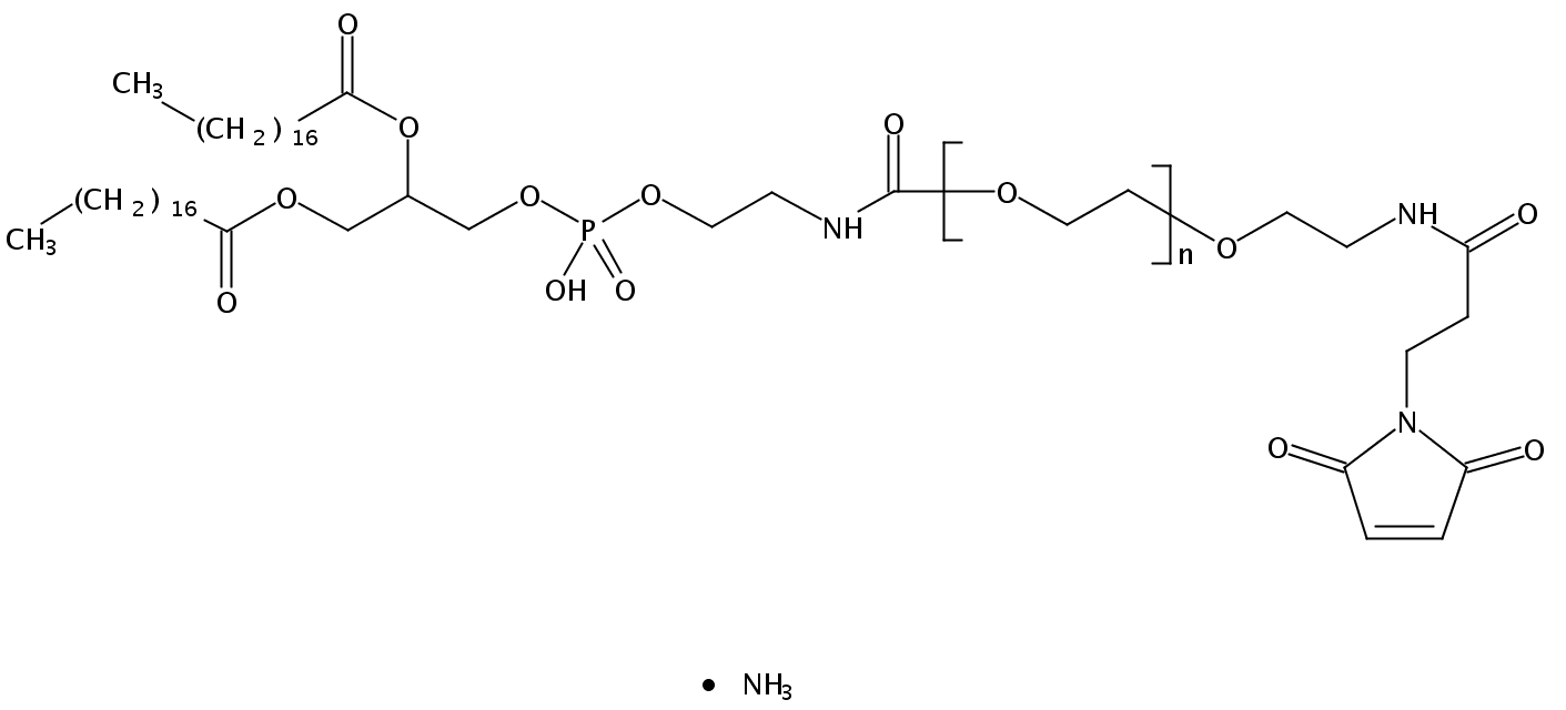 1,2-distearoyl-sn-glycero-3-phosphoethanolamine-N-[maleimide(polyethylene glycol)-2000] (ammonium salt)