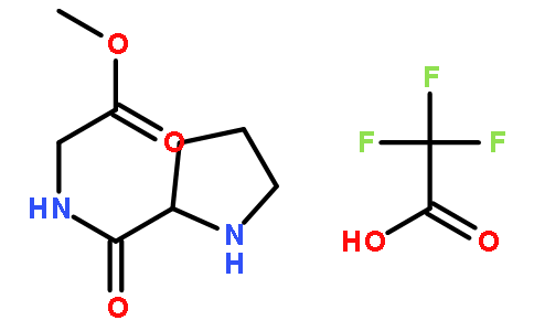 (S)-2-(2-甲氧基-2-氧代乙基氨基甲酰基)吡咯烷三氟乙酸盐