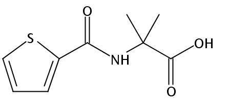 2-methyl-2-(thiophene-2-carbonylamino)propanoic acid