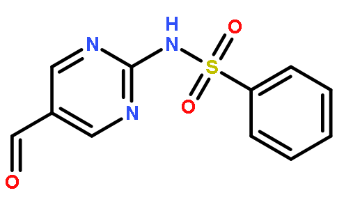 N-(5-Formyl-2-pyrimidinyl)benzenesulfonamide