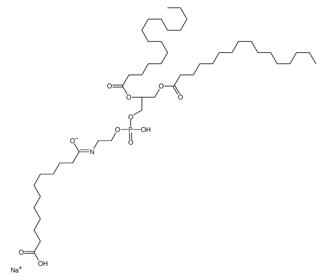 1,2-dipalmitoyl-sn-glycero-3-phosphoethanolamine-N-(dodecanoyl) (sodium salt)