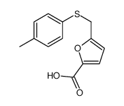 5-[(4-methylphenyl)sulfanylmethyl]furan-2-carboxylic acid