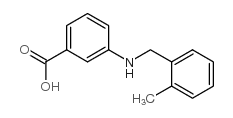 3-[(2-methylphenyl)methylamino]benzoic acid