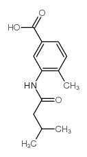 4-甲基-3-[(3-甲基丁酰基)氨基]苯甲酸