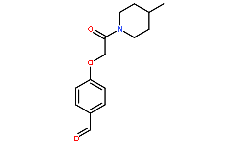 4- [2-（4-甲基-1-哌啶基）-2-氧代乙基]苯甲醛