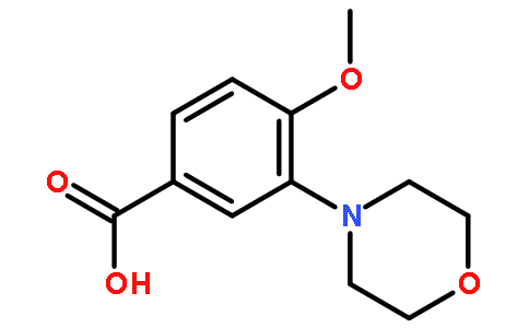 4-甲氧基-3-吗啉-4-基-苯甲酸