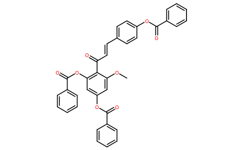 3-(Benzoyloxy)-4-{(2E)-3-[4-(benzoyloxy)phenyl]-2-propenoyl}-5-me thoxyphenyl benzoate