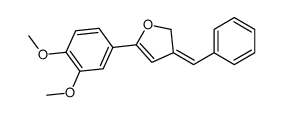 (3E)-3-Benzylidene-5-(3,4-dimethoxyphenyl)-2,3-dihydrofur