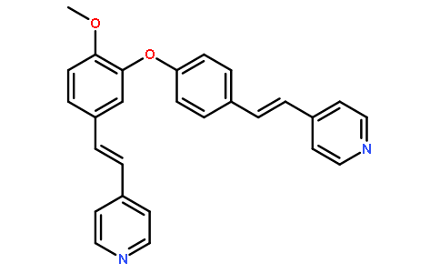 4-[(E)-2-(4-Methoxy-3-{4-[(Z)-2-(4-pyridinyl)vinyl]phenoxy}phenyl )vinyl]pyridine