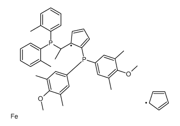 (R)-1-{(SP)-2-[双(4-甲氧基-3,5-二甲苯基)膦]二茂铁基}-乙基双(2-甲苯基)膦