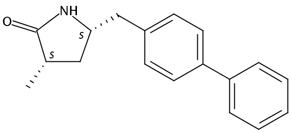 (3S,5S)-5-[(Biphenyl- 4-yl)methyl]-3-methylpyrrolidin-2-one