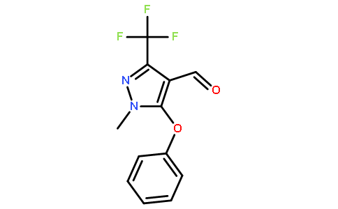 1-甲基-5-苯氧基-3-(三氟甲基)-1H-吡唑-4-羧醛