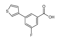 3-fluoro-5-thiophen-3-ylbenzoic acid