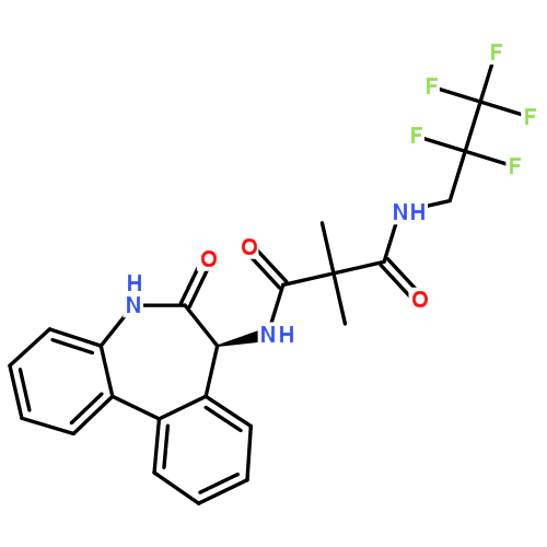 N1-[(7S)-6,7-二氢-6-氧代-5H-二苯并[B,D]氮杂卓-7-基]-2,2-二甲基-N3-(2,2,3,3,3-五氟丙基)丙二酰胺