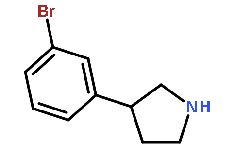 3-(3-溴苯基)吡咯烷盐酸盐