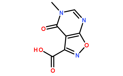 5-甲基-4-氧代-4,5-二氢异噁唑并-[5,4-d]嘧啶-3-羧酸