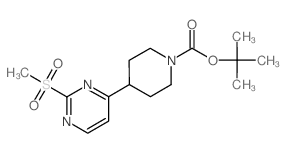 4-(2-(甲基磺酰基)嘧啶-4-基)哌啶-1-羧酸叔丁酯