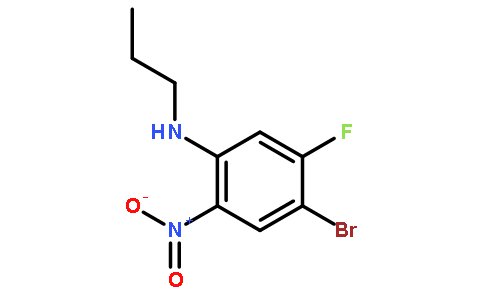 4-溴-5-氟-2-硝基-N-丙基苯胺