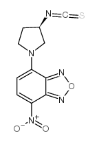 (R)-(-)-NBD-Py-NCS[=(R)-(-)-4-(3-异硫氰酸基吡咯烷-1-基)-7-硝基-2,1,3-苯并恶二唑][用于旋光纯度测定的高效液相色谱标记试剂]