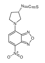 (S)-(+)-NBD-Py-NCS[=(S)-(+)-4-(3-异硫氰酸基吡咯烷-1-基)-7-硝基-2,1,3-苯并恶二唑][用于旋光纯度测定的高效液相色谱标记试剂]